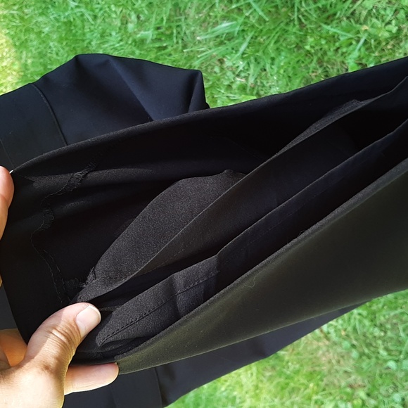 Black Calvin Klein business attire dress with gold buckle ladies size 6 - Picture 8 of 12